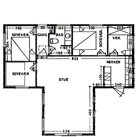 With Harbour View In Falsled بيت للعطل *